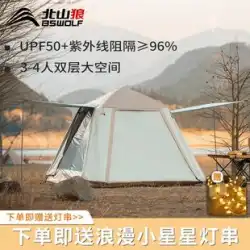 Shaoguang テント キャンプ アウトドア ポータブル 折りたたみ 自動 ピクニック キャンプ フィールド キャンプ テント 機器用品