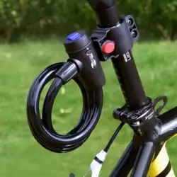 マウンテン バイク ロック 電池 自転車 パスワード ポータブル ヘルメット 盗難防止 ロック チェーン ロック アクセサリー Daquan