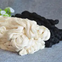 昔ながらのキルト木綿糸ウェディングキルティング糸まばらなミシン糸でソーセージ糸を作り、茶色の糸で綿のキルト糸を作ります。