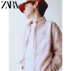 ZARA 新品 子供服 ボーイズ ストライプシャツ 3182687 600