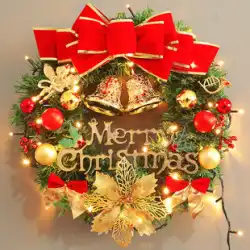 クリスマス リース 40cm50/60/80 クリスマス デコレーション クリエイティブ ドア ハンギング クリスマスツリー サークル オーナメント ギフト アレンジメント