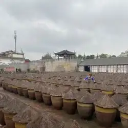 Shengshi Yuxuan ソース タンク防雨カバー ラウンド大型タンク カバー パーム ワイン タンク カバー ラウンド竹織り屋外乾燥ソース ポット カバー