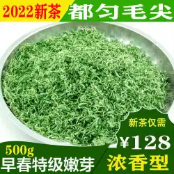 Duyun Maojian 茶 2022 新茶貴州緑茶 Mingqian 超強い香り高山雲茶 500 グラム バルク