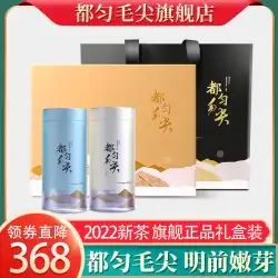 2022 明王朝 Duyun Maojian 新茶緑茶茶プレミアム春茶宝物入札芽ハイエンドギフトボックス 250 グラム
