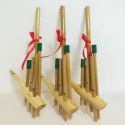 Lusheng Miao 貴州省の竹楽器小道具全国ミディアム パフォーマンス雲南 6 パイプ ミャオ手作りパイプ番号ステージ ロード
