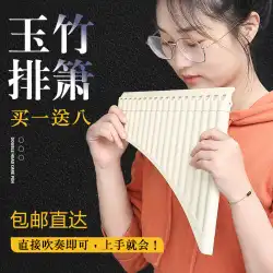 Yuzhu パンフルート 国民楽器 初心者入門 16/18管 C調 習いやすい パンフルート 小学生 こども プロ演奏