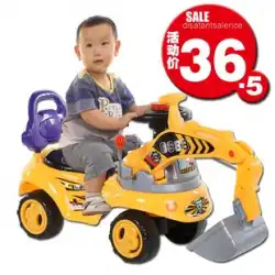子供の掘削機のおもちゃはおもちゃの車に座ることができ、男の子の掘削機は人、子供のエンジニアリング車両、男の子のフック掘削機に座ることができます