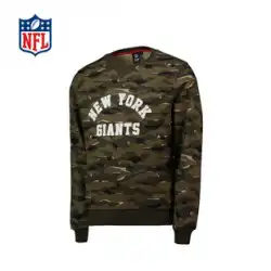 【NFL】ニューヨーク ジャイアンツ カモ クルーネック スウェットシャツ- タン- メンズ