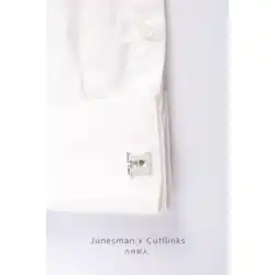 JUNESMAN ジューン メンズ デザイン ギフト ボックス カスタム クリエイティブ フレンチ シャツ カフス メンズ カフ ネイル 文字
