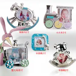 子供のフォト フレーム セット赤ちゃん韓国のかわいい漫画のベビーカー小さなフォト フレーム ミニ送料無料