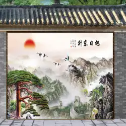 カスタム ウェルカム ドア壁中庭 Fu ワード Baifu 風景画屋外壁タイル背景壁微結晶大壁画