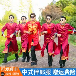 花魁服、兄弟服、中国式披露宴ドレス、中国式紳士服、ジャケット、秋の兄弟組コート