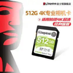 Kingston sd card 512g メモリーカード 高速デジタルカメラ ビデオカメラ SDHC 大容量カード Canon SLR メモリーカード