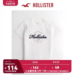 Hollister2021 冬の新ファッションロゴパターン Tシャツ女性 312873-1