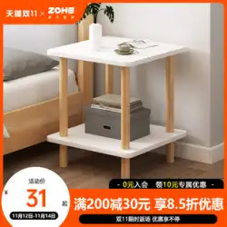 ベッドサイドテーブルシンプルモダンサイドテーブルベッドサイドラックホームベッドルームシンプルな小さなテーブルコーヒーテーブルベッドサイドキャビネット