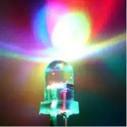 発光ダイオード 発光管 カラフルライト LEDライト F5 直径5mm 長足 24-26MM ゆっくり点滅