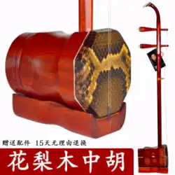 ローズウッド Zhonghu Zhongyin 二胡 フロントとリア ラウンド マホガニー Zhonghu 民族楽器 Qin ボックス Zhonghu 弓コード