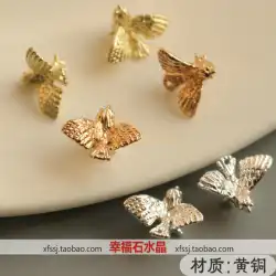 鋳造銅ミニ鳥ペンダント平和鳩 diy ジュエリーアクセサリー韓服ヘアピンジュエリー手作り材料