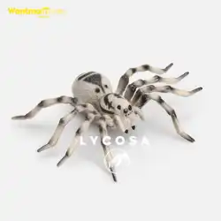 再生モデル音楽固体タランチュラ クモ有毒クモ モデル子供のシミュレーション動物モデル昆虫のおもちゃ
