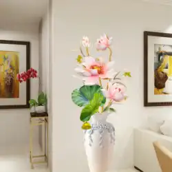 中国風の花瓶 3d 立体壁のステッカーのリビングルームの背景の壁の壁紙壁紙自己粘着寝室の装飾的な壁のステッカー