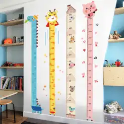 壁紙自己粘着子供部屋の装飾の高さの壁のステッカーの漫画の子供の赤ちゃん測定定規の高さのステッカーは削除することができます
