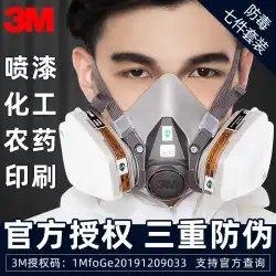 3M 防毒マスク 6200 スプレー塗料 特殊抗化学ガス 工業用粉塵 鼻保護マスク 呼吸マスク