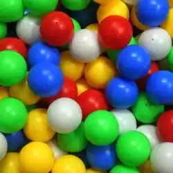 中空硬質プラスチックボール diy 小さな色のおもちゃ子供のゴルフ PE 排出ボール活動小さなボールボール投げ