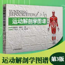 Authentic Sports Anatomy Atlas (第 3 版) Sports Anatomy Muscle Shaping Tutorial People&#39;s Physical Fitness Bodybuilding Training Illustration Bodybuilding Books Sports Science Training 9787500943815 Gu Deming Miao Jin