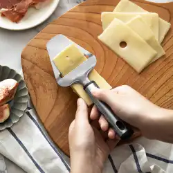 パール金属ステンレス鋼チーズチーズスライサー家庭用ノンスリップ熱傷防止ピザナイフキッチンベーキングツール