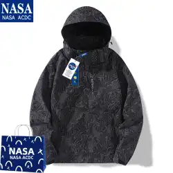 NASA 連名 春秋 男女兼用 アウトドアジャケット ジャケット カップルコーデ 迷彩 防風 防水 潮ジャケット