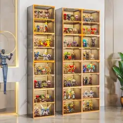 手作りレゴディスプレイキャビネットモデルおもちゃ収納ディスプレイラック模造ガラスアクリル透明家庭用ビルディングブロックキャビネット