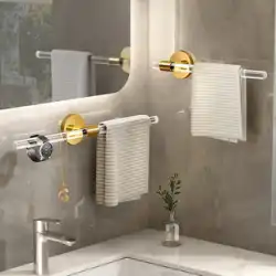 アクリル製タオル掛け ライト 高級 無風 パンチング トイレ バスルーム タオル掛け 洗面台 収納 収納 吊り下げ棚