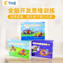 Qitianzhen全脳開発練習帳フルセットの子供用ペンコントロールトレーニング教材子供用数学知能教育玩具