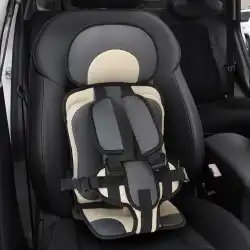 子供の安全シートクッション車のシンプルなポータブルシートベルトフィクサークッション 3 歳の赤ちゃんの車の睡眠