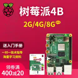 Raspberry Pi Raspberry Pi 4B 第4世代 Linux コンピューター AI 開発ボード Python プログラミング キット 8GB