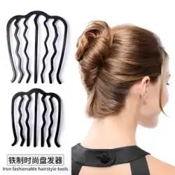 2022 新スタイルのヘアピンヘアピン挿入くし女性ミートボールヘッドシンプルな気質 U 字型のヘアピンヘアピンヘアピンヘアピン頭飾り