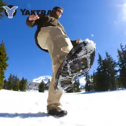 YAKTRAX Yatu アウトドア スノーアイゼン 滑り止め 靴カバー シンプル 軽量 スノークロー シューチェーン スチールコイル アイゼン アイスグリップ