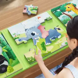 高度な磁気パズル 3 歳から 6 歳の磁気早期教育ベビー 2 男の子と女の子 1 子供の知育玩具