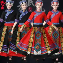 少数民族衣装 女性ミャオ族 広西チワンヤオ族 李族 パフォーマンス衣装 トゥチャダンス衣装 パフォーマンス衣装