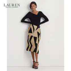 Lauren/Ralph Lauren レディース 23歳 初春 幾何学模様 プリント ペンシルスカート RL61312