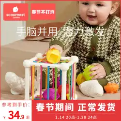 Kechao 赤ちゃんのおもちゃ 赤ちゃんの早期教育 6ヶ月以上 0-1歳 ぬいぐるみ パズル 音楽 幼児 1歳と8ヶ月