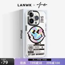 LANWK は、Apple 14pro 携帯電話ケース 抗菌磁気吸引 iPhone 14promax 落下防止 14plus 新しいレンズ オールインクルーシブ 13pro トレンディなブランド 12pro 保護カバー 男性と女性のための爆発モデルに適しています