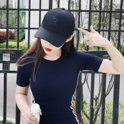 尖った帽子の女性の夏の韓国語バージョンのインタイドサンシェードオールマッチ子供用の黒い野球帽の男性の春と秋の2021ホットスタイル