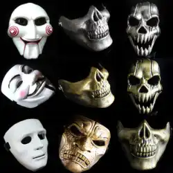 ハロウィーン マスク大人の頭蓋骨スパルタン マスク ジェイソン パフォーマンス パーティーの小道具秘密の部屋の装飾用品