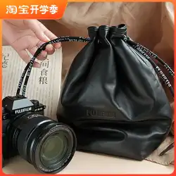 Fuji ライナーバッグ マイクロシングル カメラバッグ 保護カバー Fuji xs10xt5430x100 レンズバッグ シープスキン 収納バッグ