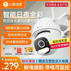 【SF Express】Huaweiスマートセレクション小型イルカアウトドアカメラ監視機HDセット携帯電話リモートホームワイヤレススマートアウトドアホーム360ナイトビジョンモニタリング防水