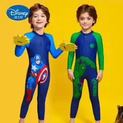 ディズニー 子供用 水着 男の子 長袖 ズボン 日焼け止め スパイダーマン キッズ 水着 ワンピース 小中大の子供を守る