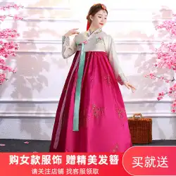 改良韓服女性韓国舞踊衣装韓国花嫁全国公演衣装衣装ウェディングドレス伝統的なウェディングドレス
