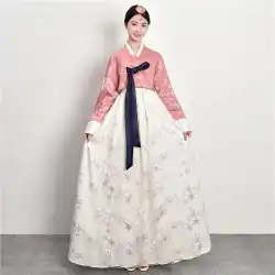 韓服女性の韓服少数民族韓服改良写真ダンス写真延吉練習スカート