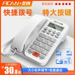 Fei Chuang 2024 電話 固定電話 ホーム オフィス 大きなボタン ホテル ホテル 老人 有線 固定回線 部屋 固定電話